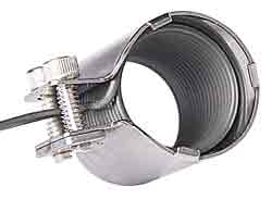 Flange Lock-Up/Closure for Mini Coil Heaters